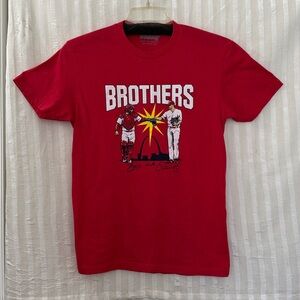 St. Louis Cardinals “Brothers”, Wainwright & Yadier, by Breaking T